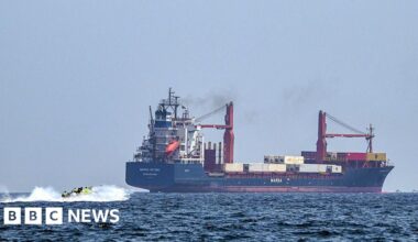 Gas and oil prices soar and shares tumble as crucial shipping lane threatened - BBC