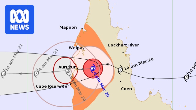 Tropical Cyclone Narelle downgraded to a category two