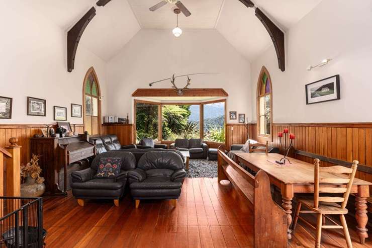 Hidden Valley Lodge on the shore of Lake Poerua has been a popular spot for holiday-makers and fishing fans. Photo / Supplied