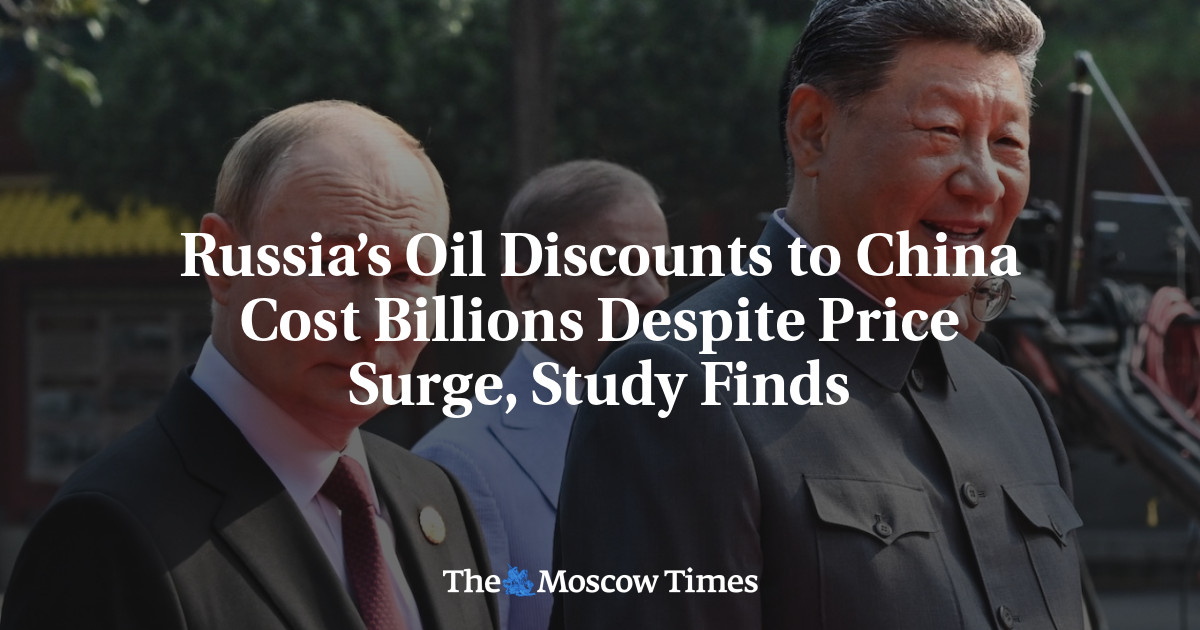 Russia’s Oil Discounts to China Cost Billions Despite Price Surge, Study Finds