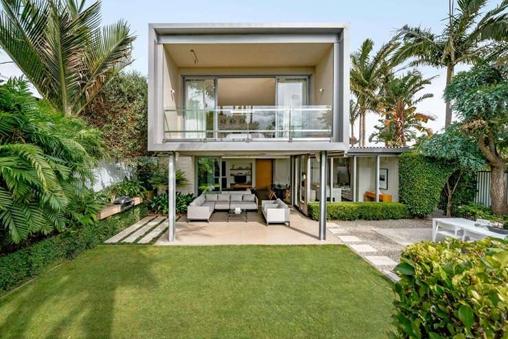 Architect Tim Dorrington and his photographer wife Emma-Jane Hetherington are selling their family home at 72 West End Road, in Auckland's Westmere. Photo / Supplied