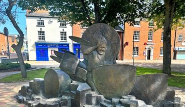 John Bonham statue Redditch