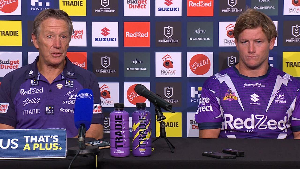 Craig Bellamy press conference, Harry Grant, Melbourne Storm vs Parramatta Eels, Round 1