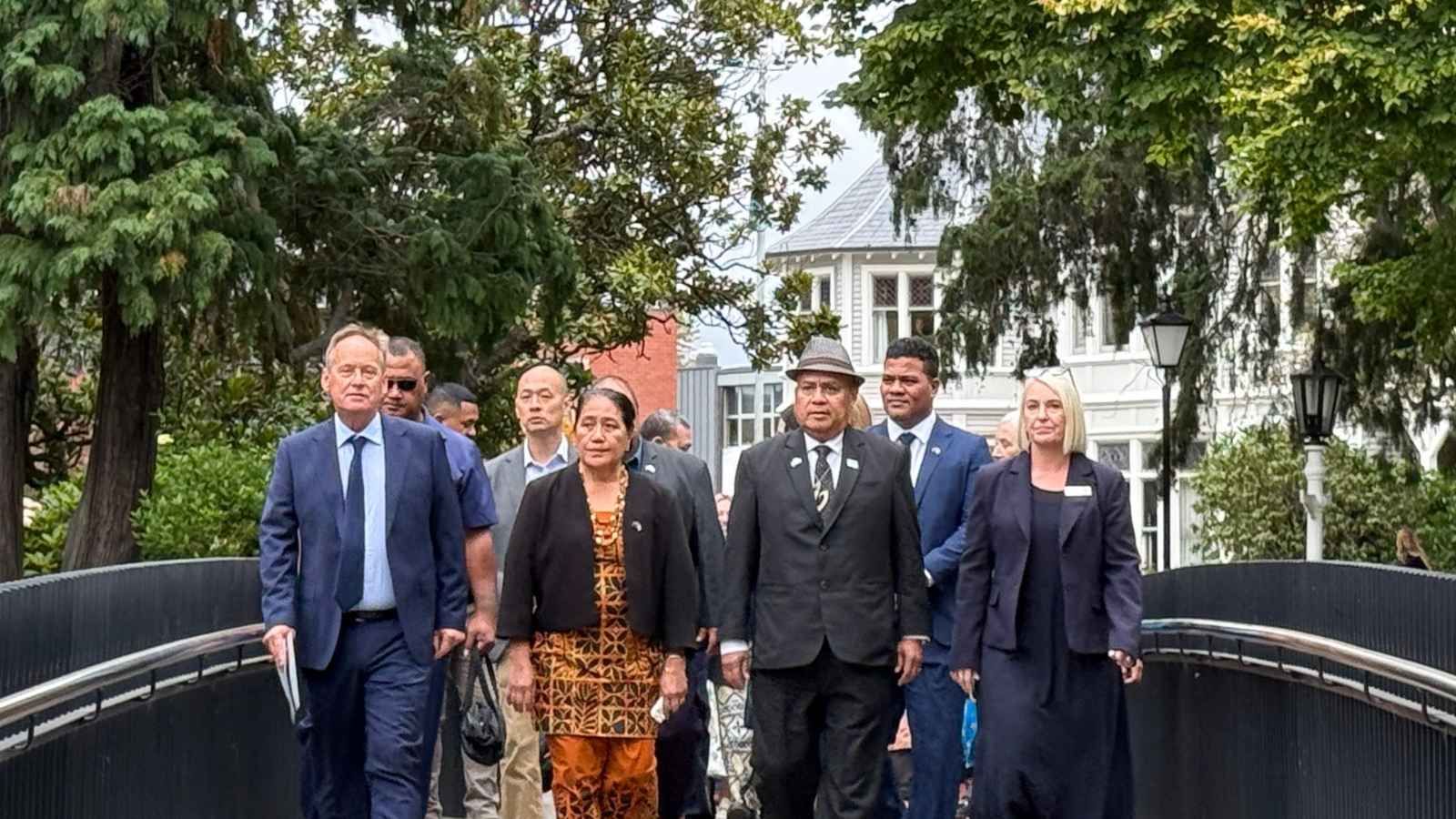 Tuvalu PM returns to former school during NZ visit, with focus on leadership and climate