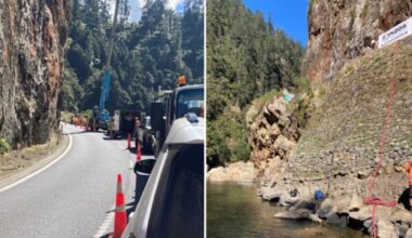 Major repair work underway in Karangahake Gorge after January storm damage