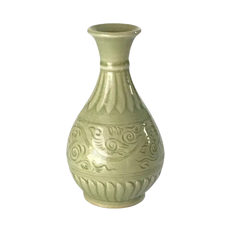 Celadon Vase, Mid-20th Century