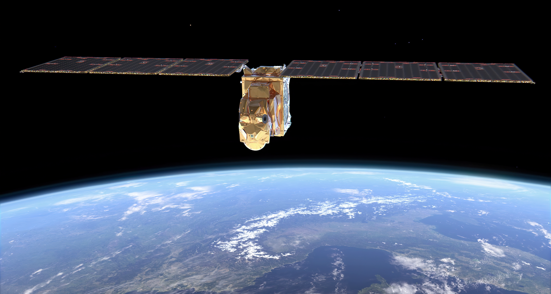 Arctic Weather Satellite like a bird