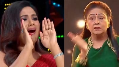 Aruna Irani and Farida Jalal get warm welcome on Indian Idol 16.