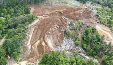 New aerial photos reveal scale of Helena Bay hill slip damage