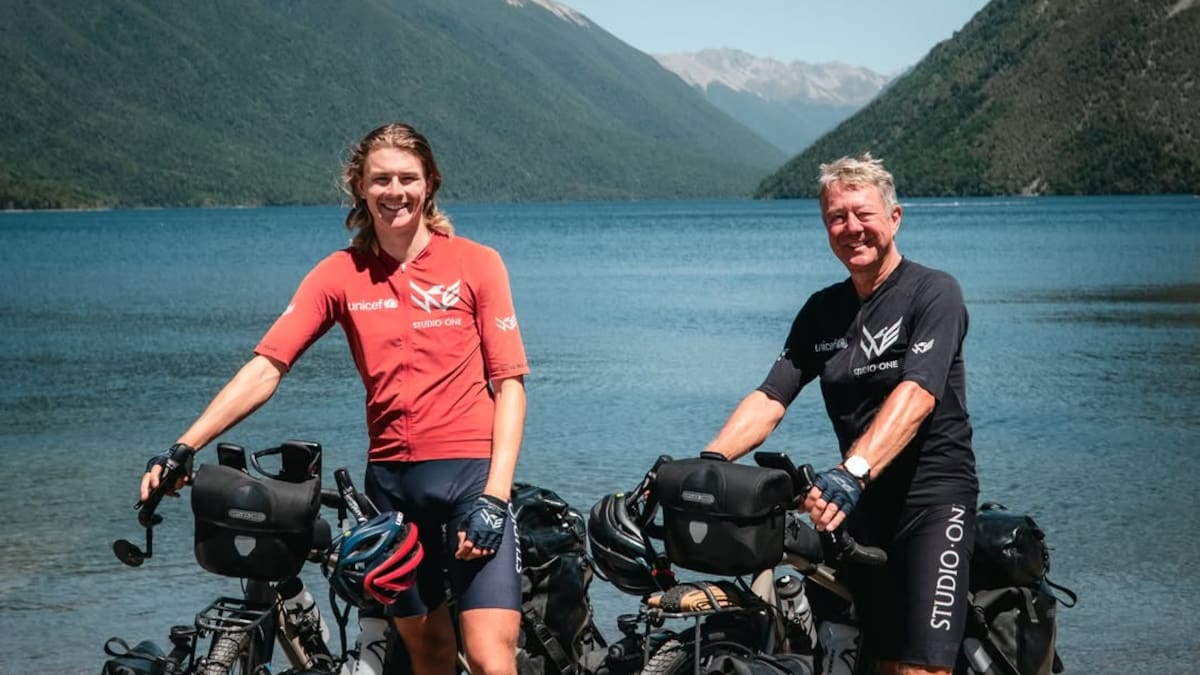Duo biking around the world say NZ drivers are the most aggressive
