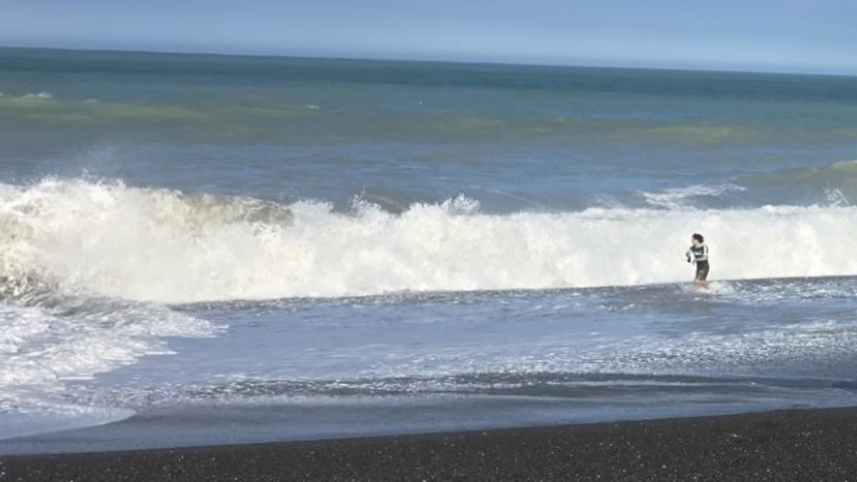 Napier: Young man praised for plunging into Marine Parade surf to save people stuck in water