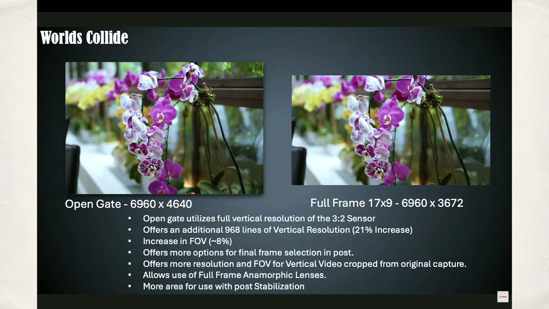 Canon Sundance 2026 - Tech Talk: Open Gate Recording