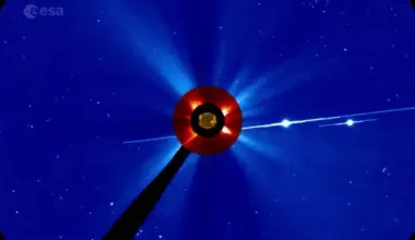 Solar superstorm hit Mars: Sun, with 2 huge blasts coming off it.