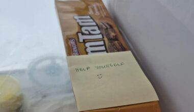 Tim Tam note saying ‘help yourself’ sparks outrage, accusation of theft