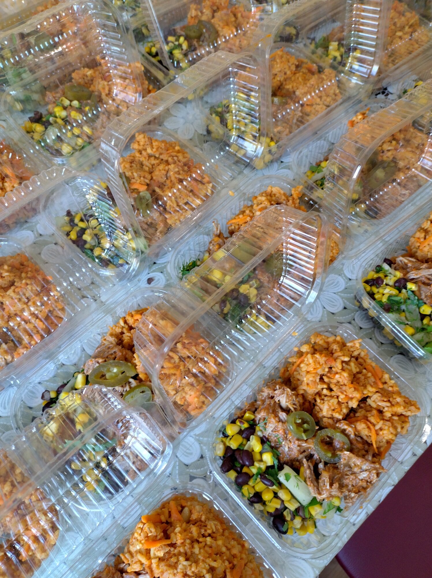  Meals prepared by ‘Never Alone – Humanitarian Kitchen’ in Ukraine.  Photo / Supplied