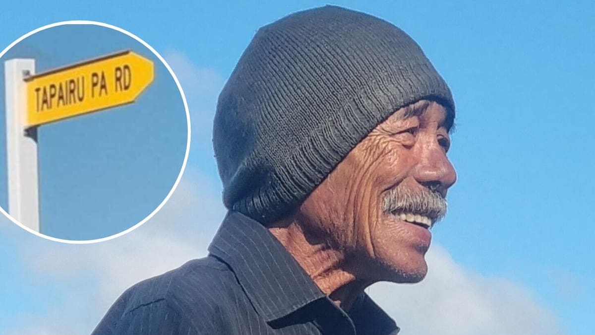 Decade-long fight over a road sign in Central Hawke’s Bay - Tomoana White almost went to jail over it, now it’s been changed