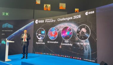 Laurent Jaffart, ESA Director of Resilience, Navigation and Connectivity announces up to €100 million in funding for four challenges