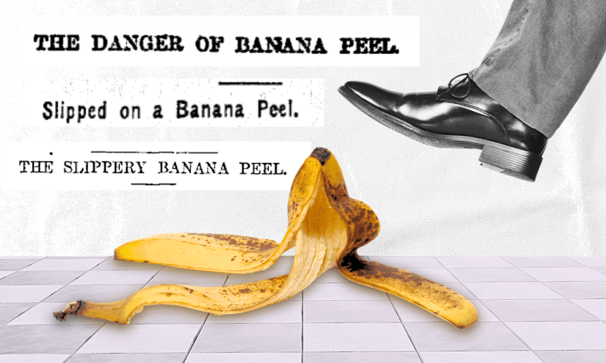 A history of New Zealanders slipping on banana peels