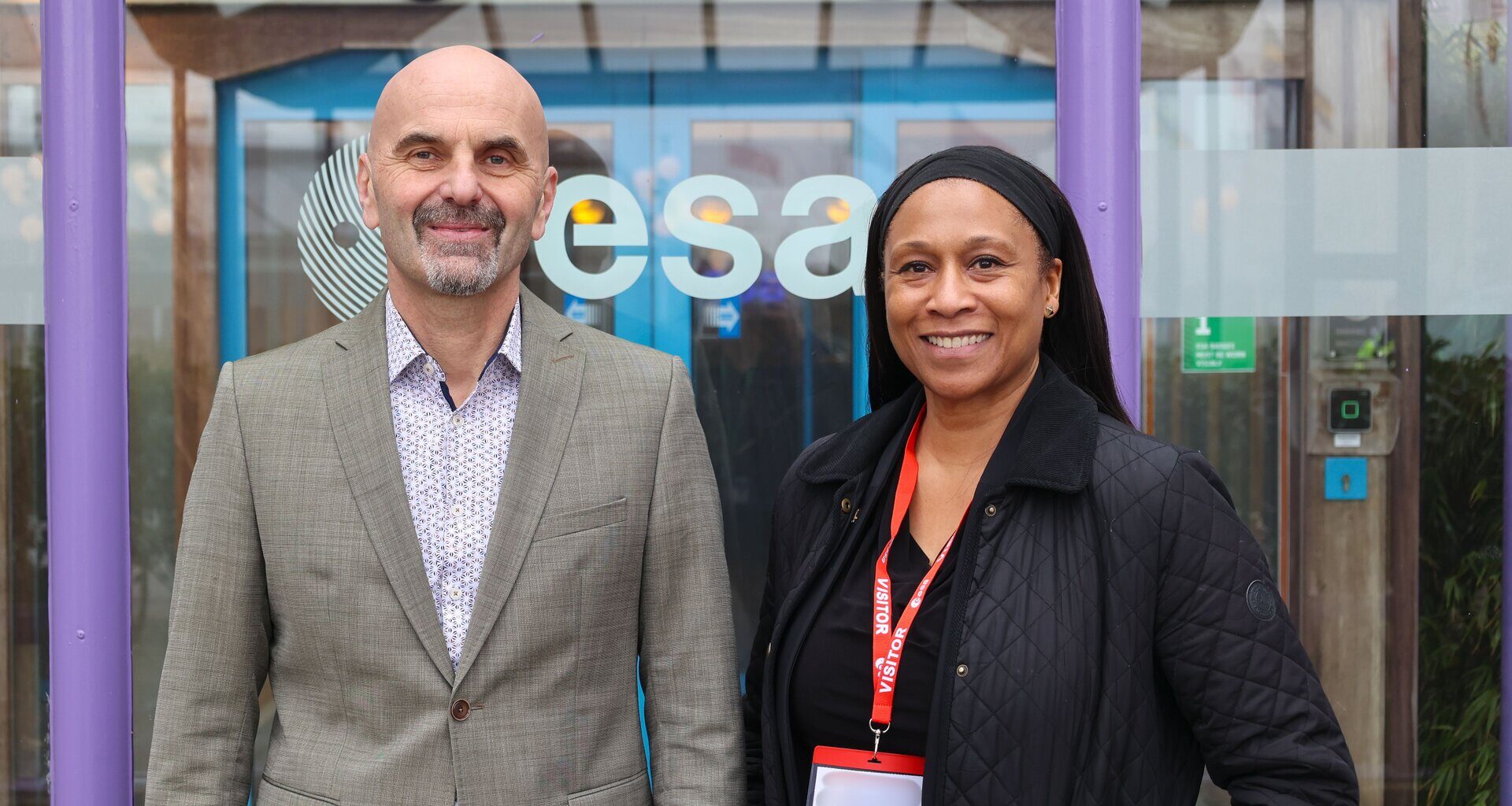 Former NASA astronaut Jeanette Epps visits ESTEC