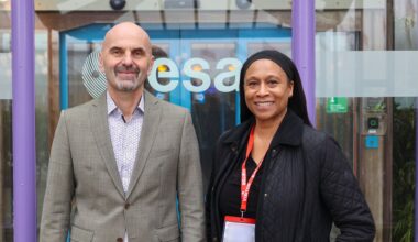 Former NASA astronaut Jeanette Epps visits ESTEC