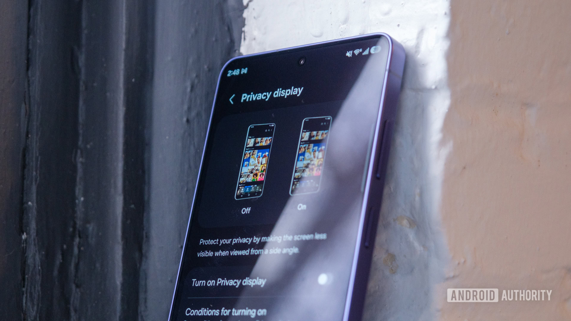 Galaxy S26 tips privacy display