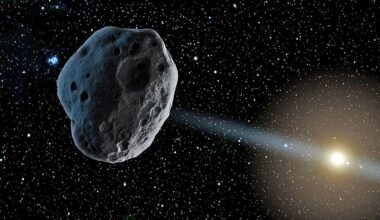 Image of an asteroid traveling through the solar system. Credit - NASA / JPL-Caltech