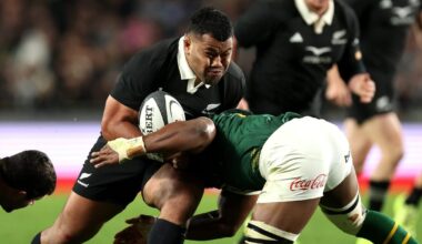 The form All Blacks forward pack after seven rounds of Super Rugby Pacific