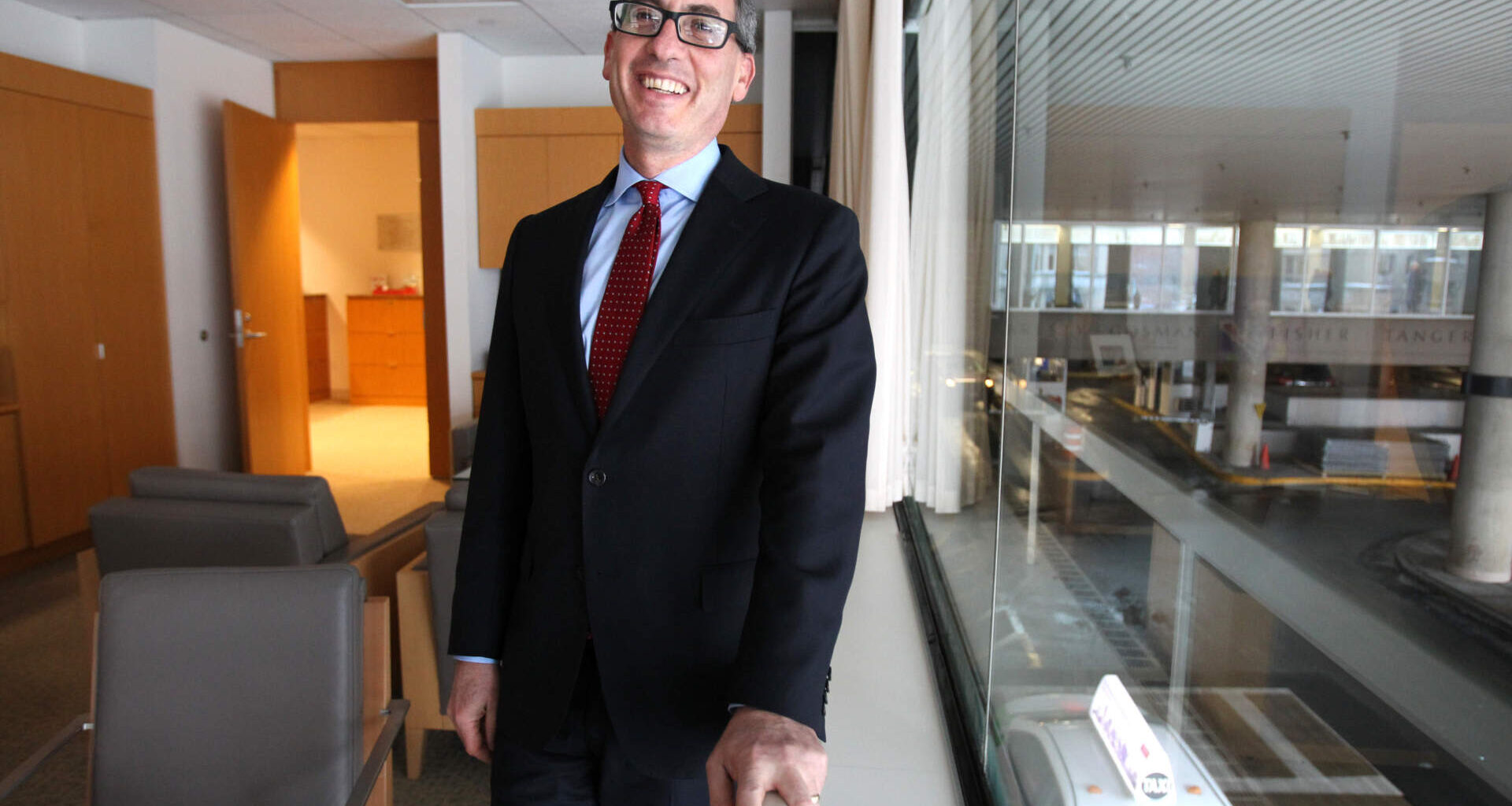 Dr. Kevin Tabb, the CEO of Beth Israel Deaconess Medical Center, in 2017. (Photo by Suzanne Kreiter/The Boston Globe via Getty Images)