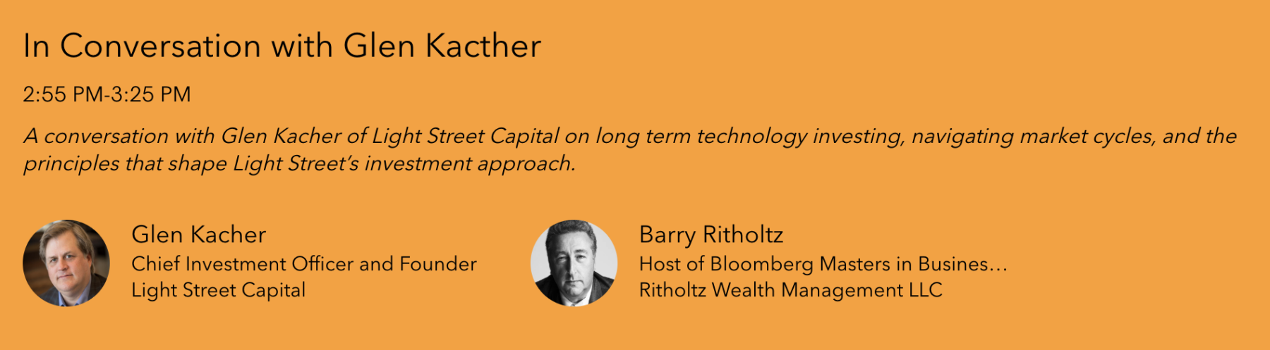 Ritholtz Wealth Management Is Coming to San Francisco!   