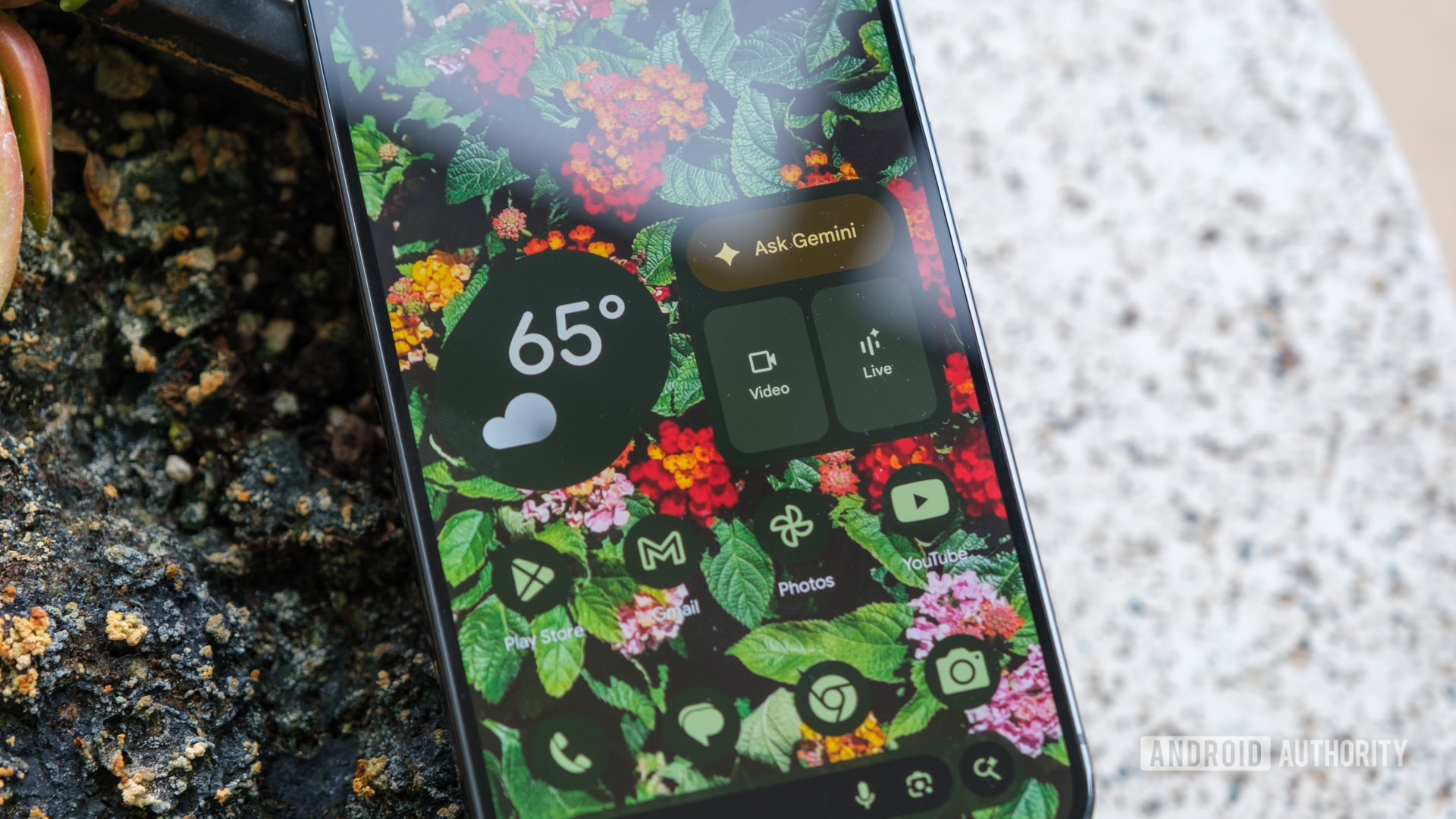 Google Pixel 10 Pro XL gemini widget