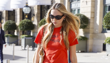 An image of Lila Moss whilst out in Paris.