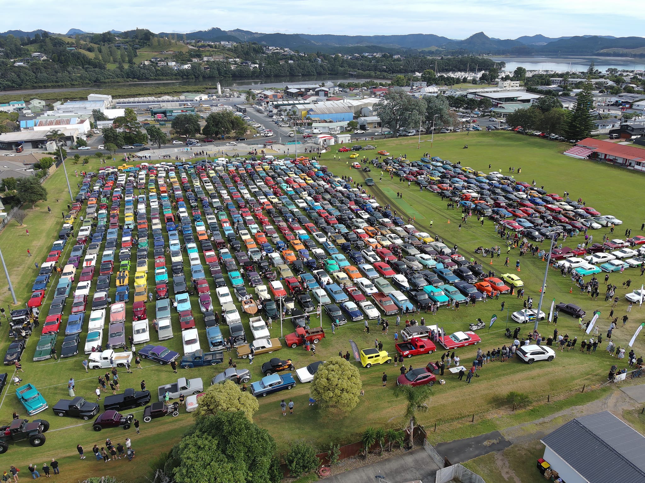 The annual Repco Beach Hop Festival had a record amount of cars in Waihī on Wednesday. Photo / Jason Sayers