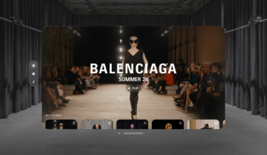 Attending Balenciaga’s Summer 26 Show in Apple Vision Pro
