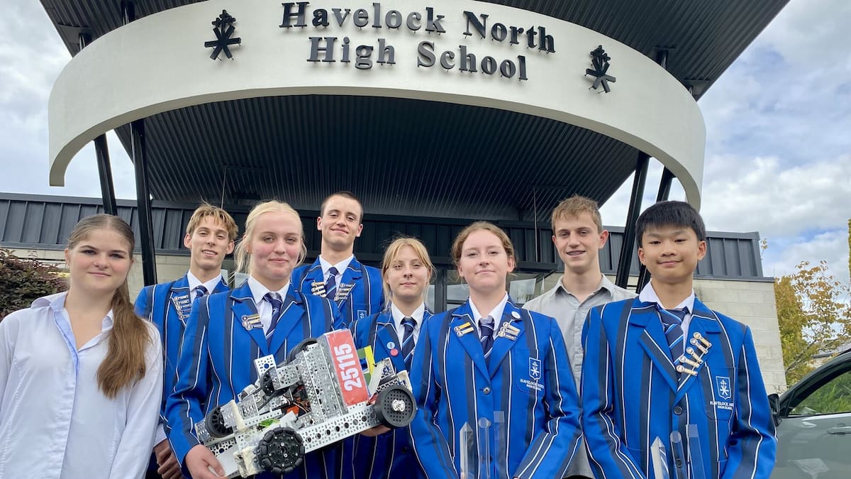 On The Up: Taradale and Havelock North students to compete at global robotics events