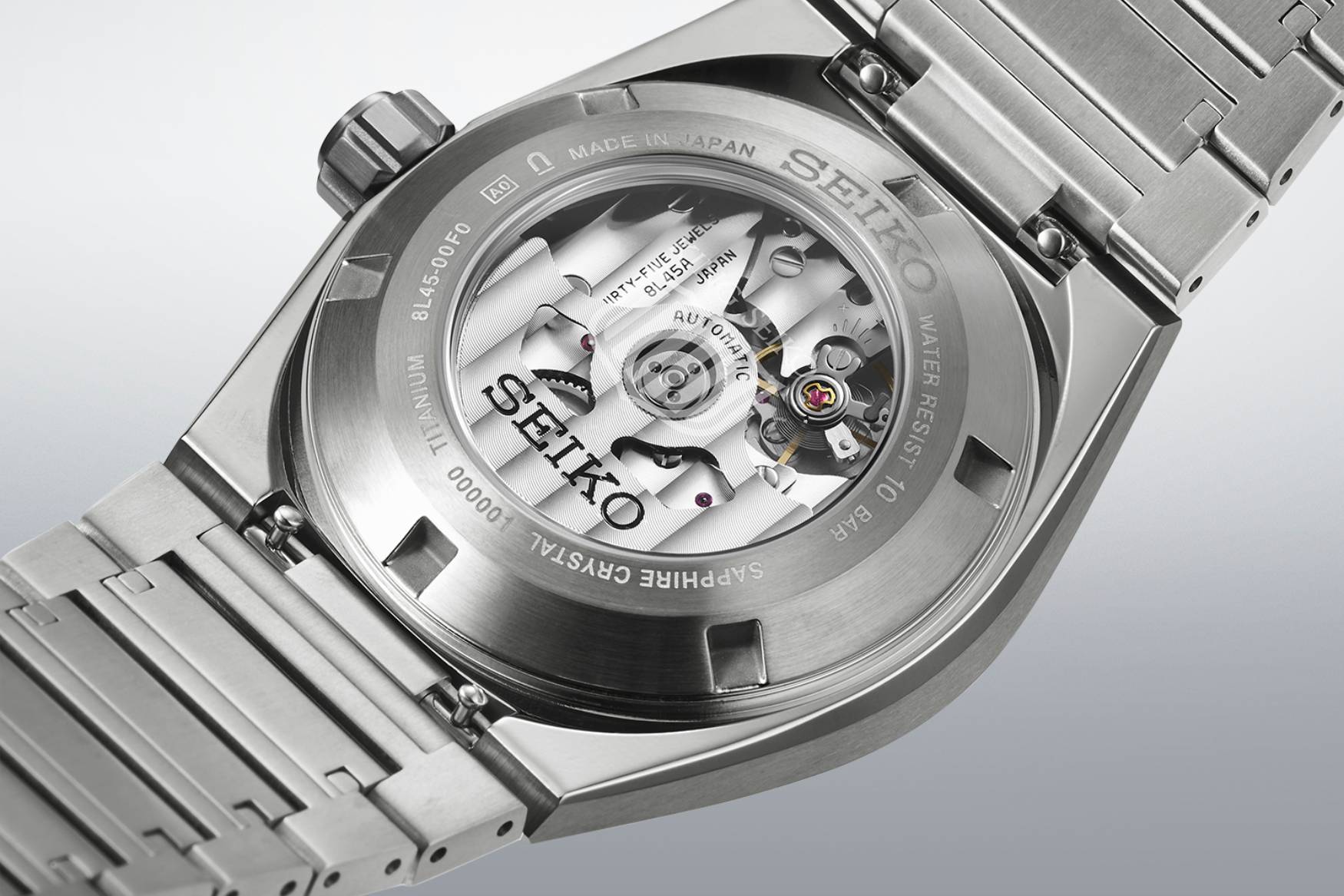 King Seiko Titanium VANAC caseback