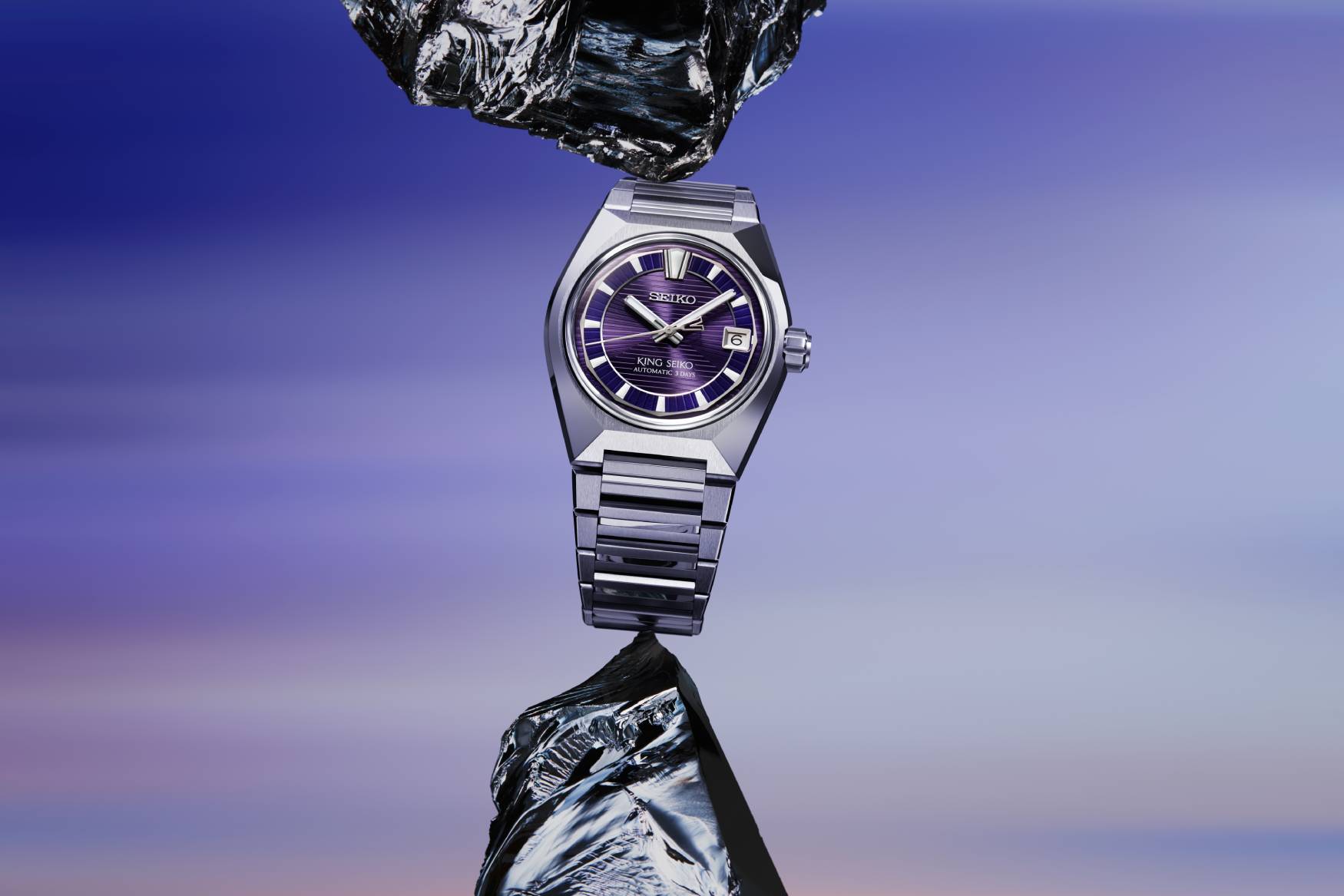 King Seiko Titanium VANAC purple