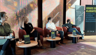 The inaugural talk at Wellington’s library was a plea to normalise climate conversations 