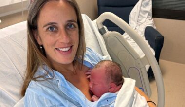 Northland mum Kari Muller gives birth to 13lb 6oz son Lewis at Whangārei Hospital