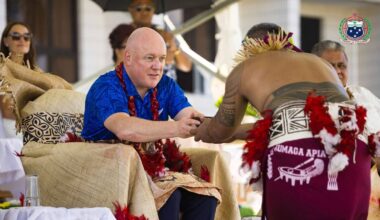 Chief Tui Christopher Luxon joins other world leaders with Samoan matai titles