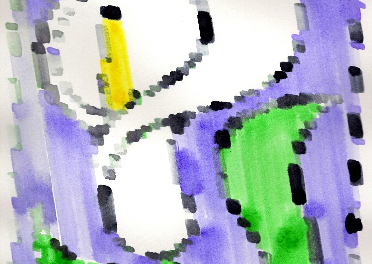 Lan Truong’s pen plotter paintings are making us way less wary of art made by machines