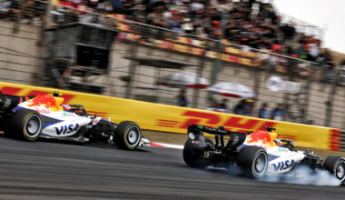 Liam Lawson explains anxious radio message after team-mate close call