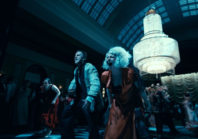 THE BRIDE!, from left: Christian Bale as Frankenstein's Monster, Jessie Buckley as The Bride, 2026. © Warner Bros. / Courtesy Everett Collection