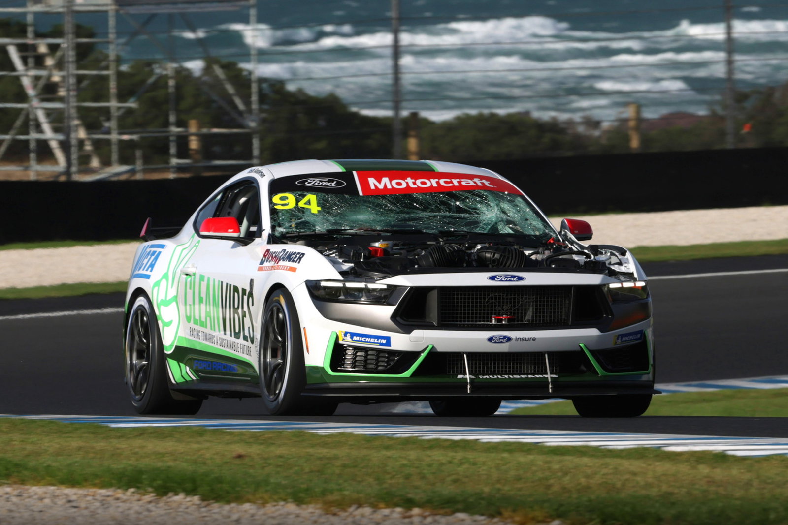 Mustang Cup responds to Phillip Island bonnet drama