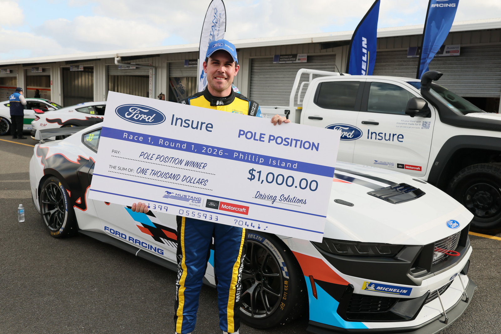 Cameron claims inaugural Mustang Cup pole position