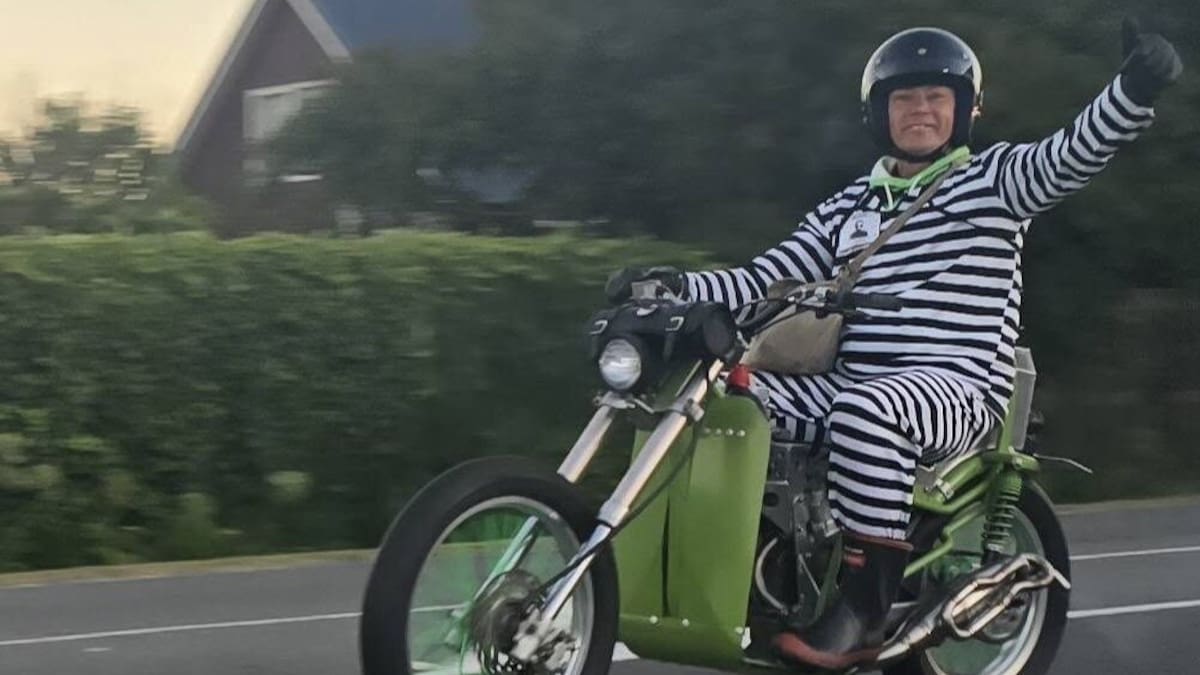 Napier to Wellington and back on homemade scooter for charity