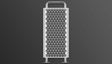 Mac Pro against a gradient