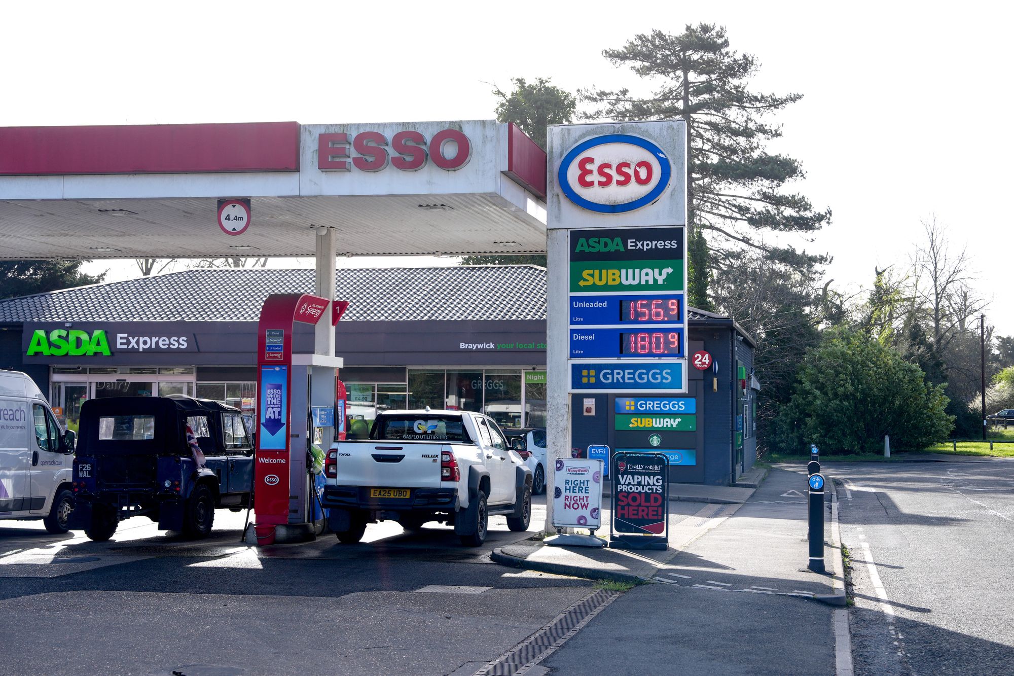 The conflict in the Middle East has pushed up prices at the pumps