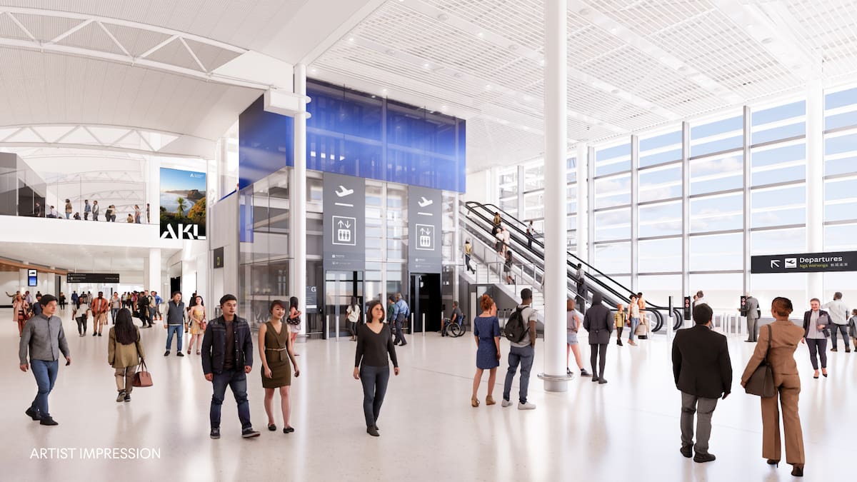 Auckland Airport’s new international check-in: Southbase wins contract, 1000 jobs could be created