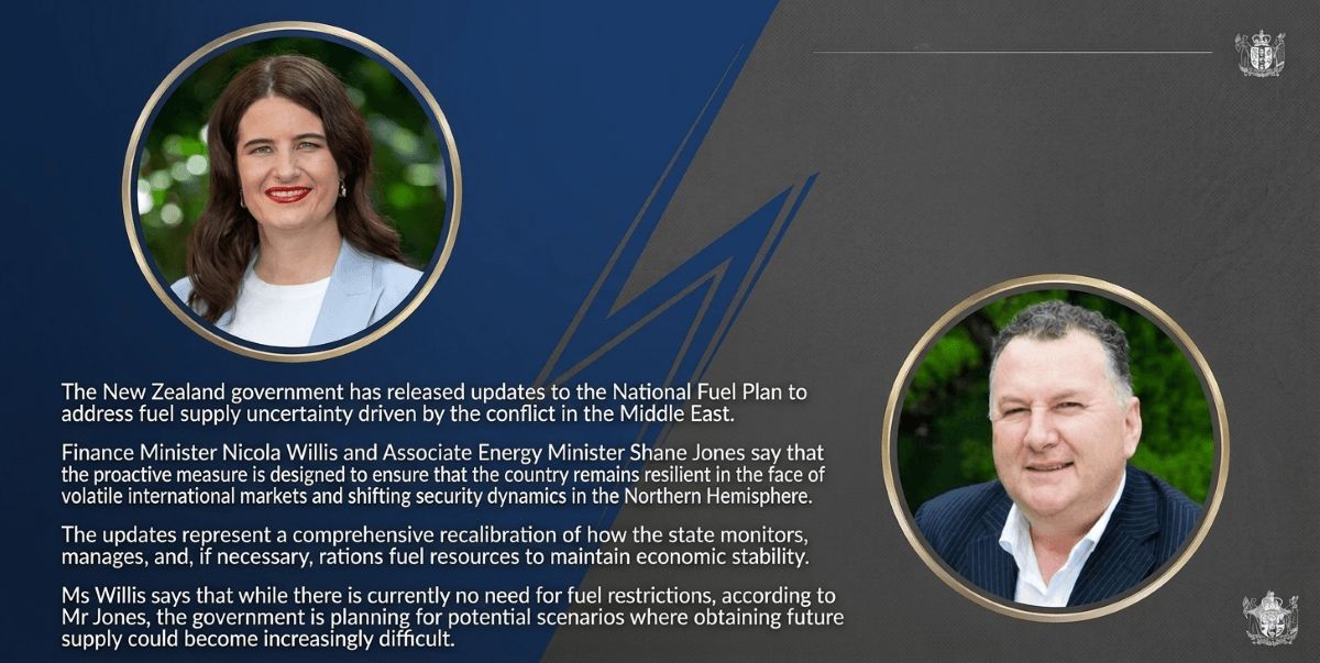 New Zealand announces a four-stage Fuel Management Plan