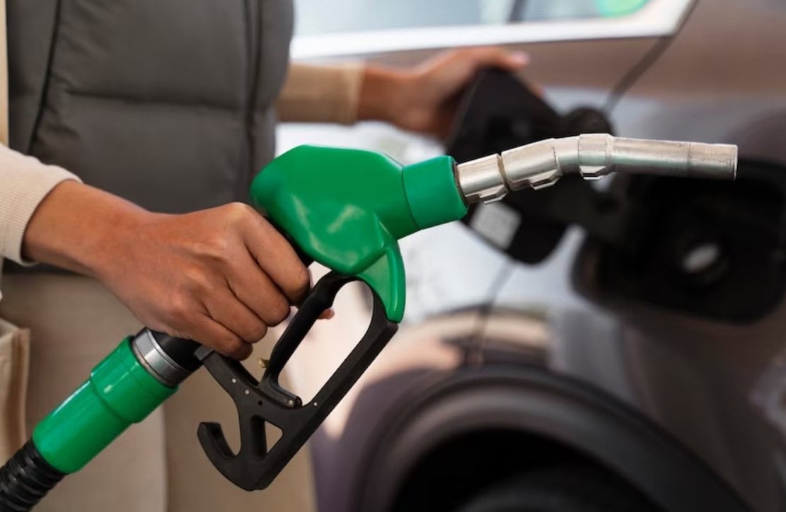 Electric vehicle charging station in Africa.